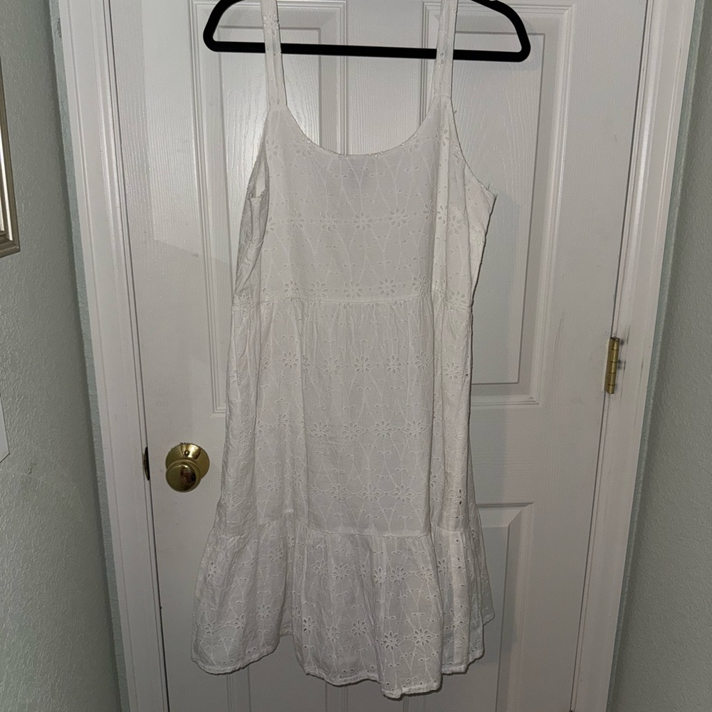 White Eyelet Dress